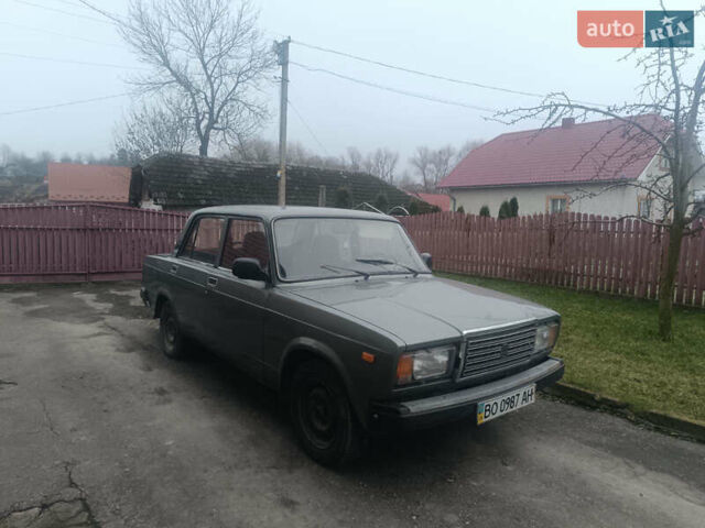 Зеленый ВАЗ 2107, объемом двигателя 1.45 л и пробегом 77 тыс. км за 1250 $, фото 1 на Automoto.ua