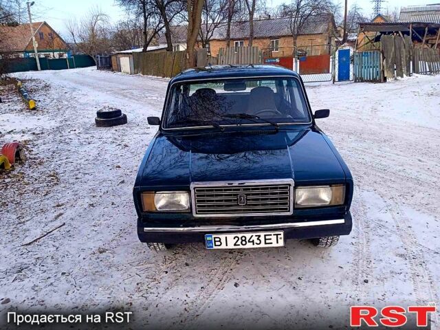 Зеленый ВАЗ 2107, объемом двигателя 1.5 л и пробегом 0 тыс. км за 1250 $, фото 1 на Automoto.ua