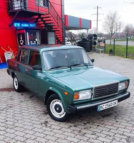 Зеленый ВАЗ 2107, объемом двигателя 1.45 л и пробегом 50 тыс. км за 1100 $, фото 1 на Automoto.ua