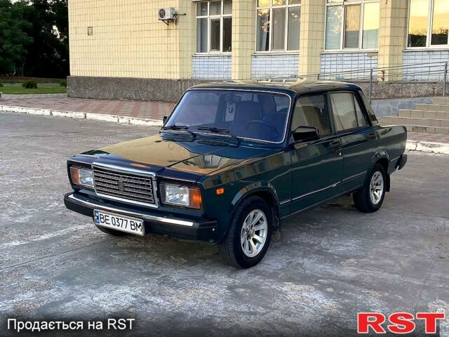 Зеленый ВАЗ 2107, объемом двигателя 1.5 л и пробегом 170 тыс. км за 2000 $, фото 1 на Automoto.ua
