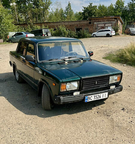 Зеленый ВАЗ 2107, объемом двигателя 1.5 л и пробегом 24 тыс. км за 1400 $, фото 1 на Automoto.ua
