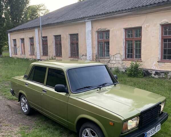 Зеленый ВАЗ 2107, объемом двигателя 1.45 л и пробегом 70 тыс. км за 1550 $, фото 1 на Automoto.ua