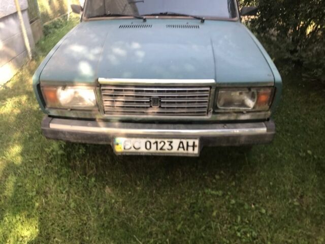 Зелений ВАЗ 2107, об'ємом двигуна 1.5 л та пробігом 200 тис. км за 601 $, фото 1 на Automoto.ua