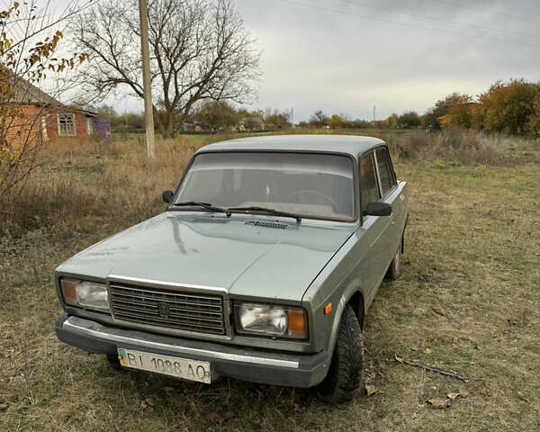ВАЗ 2107 2007 в Полтаве на Automoto.ua Зеленый ВАЗ 2107, объемом двигателя 1.45 л и пробегом 87 тыс. км за 1500 $, фото 1 на Automoto.ua