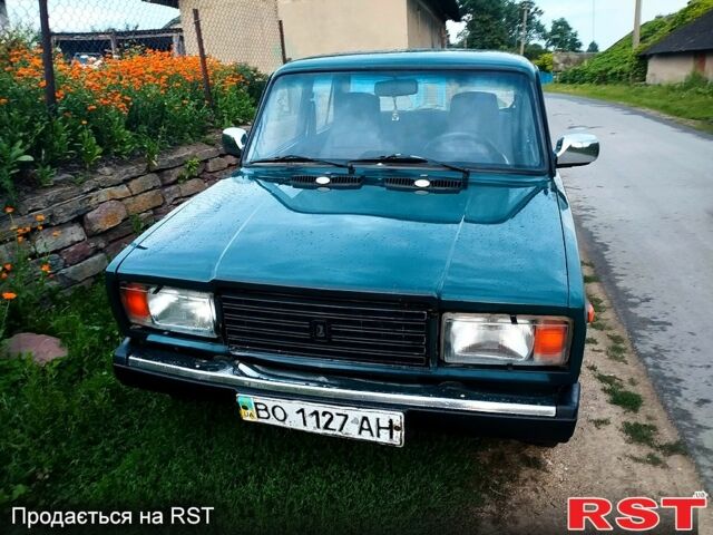 Зеленый ВАЗ 2107, объемом двигателя 1.5 л и пробегом 124 тыс. км за 1250 $, фото 1 на Automoto.ua