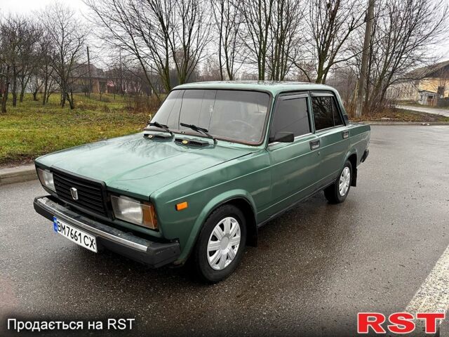 Зеленый ВАЗ 2107, объемом двигателя 1.5 л и пробегом 155 тыс. км за 999 $, фото 1 на Automoto.ua