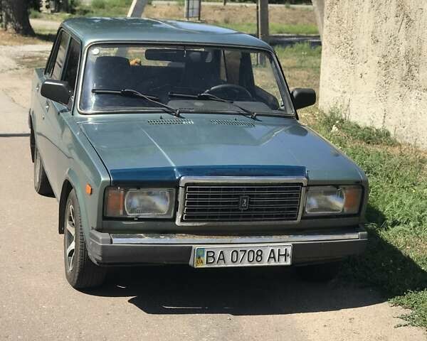 Зеленый ВАЗ 2107, объемом двигателя 1.45 л и пробегом 340 тыс. км за 2000 $, фото 1 на Automoto.ua
