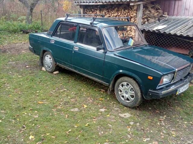 Зелений ВАЗ 2107, об'ємом двигуна 1.5 л та пробігом 150 тис. км за 800 $, фото 1 на Automoto.ua