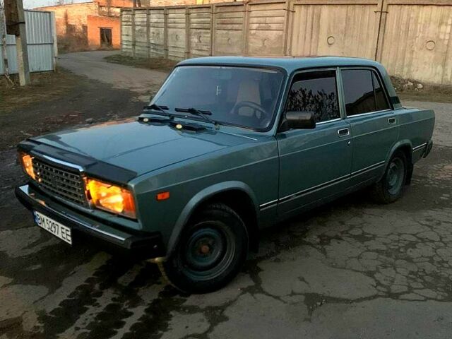 Зеленый ВАЗ 2107, объемом двигателя 1.5 л и пробегом 48 тыс. км за 1350 $, фото 1 на Automoto.ua