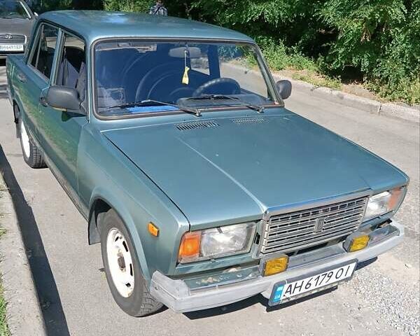Зелений ВАЗ 2107, об'ємом двигуна 1.5 л та пробігом 65 тис. км за 1200 $, фото 1 на Automoto.ua