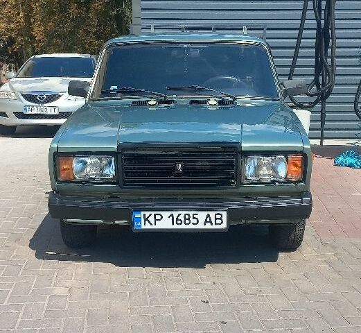 Зеленый ВАЗ 2107, объемом двигателя 1.5 л и пробегом 94 тыс. км за 1550 $, фото 1 на Automoto.ua