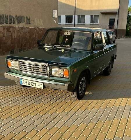 Зеленый ВАЗ 2107, объемом двигателя 1.5 л и пробегом 95 тыс. км за 2200 $, фото 1 на Automoto.ua