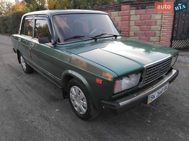 Зелений ВАЗ 2107, об'ємом двигуна 1.5 л та пробігом 123 тис. км за 1850 $, фото 1 на Automoto.ua