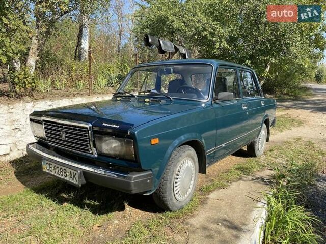 Зеленый ВАЗ 2107, объемом двигателя 1.57 л и пробегом 95 тыс. км за 3500 $, фото 1 на Automoto.ua