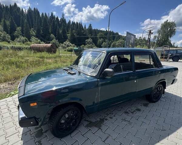 Зеленый ВАЗ 2107, объемом двигателя 1.5 л и пробегом 82 тыс. км за 1250 $, фото 1 на Automoto.ua