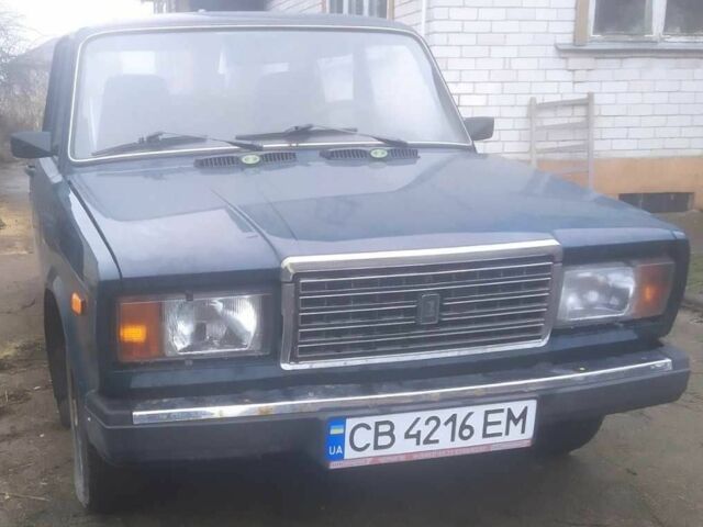 Зеленый ВАЗ 2107, объемом двигателя 1.5 л и пробегом 79 тыс. км за 1535 $, фото 1 на Automoto.ua