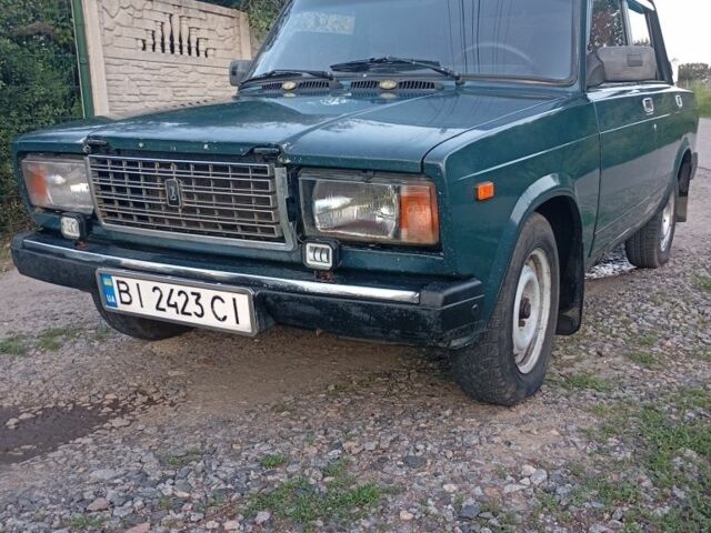 Зелений ВАЗ 2107, об'ємом двигуна 1.5 л та пробігом 48 тис. км за 850 $, фото 1 на Automoto.ua