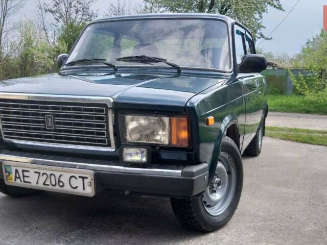 Зеленый ВАЗ 2107, объемом двигателя 1.5 л и пробегом 90 тыс. км за 2650 $, фото 1 на Automoto.ua