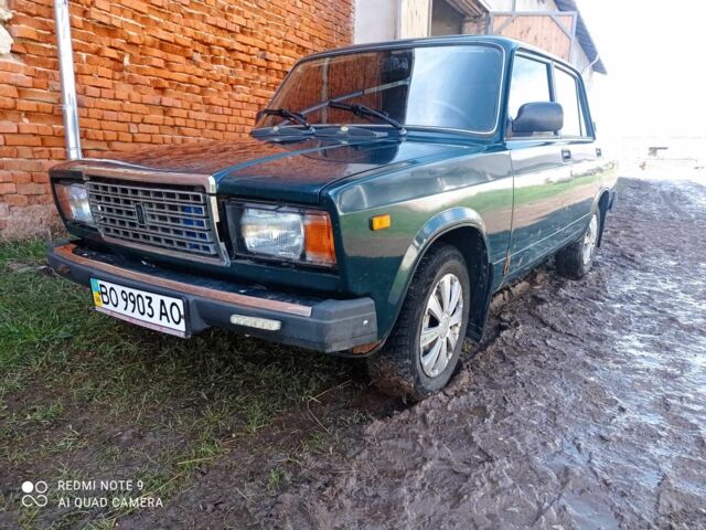 Зеленый ВАЗ 2107, объемом двигателя 1.4 л и пробегом 77 тыс. км за 2000 $, фото 1 на Automoto.ua