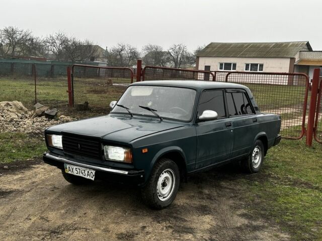 Зеленый ВАЗ 2107, объемом двигателя 1.6 л и пробегом 170 тыс. км за 1066 $, фото 1 на Automoto.ua