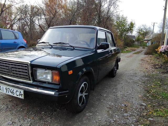 Зеленый ВАЗ 2107, объемом двигателя 1.6 л и пробегом 98 тыс. км за 1499 $, фото 1 на Automoto.ua