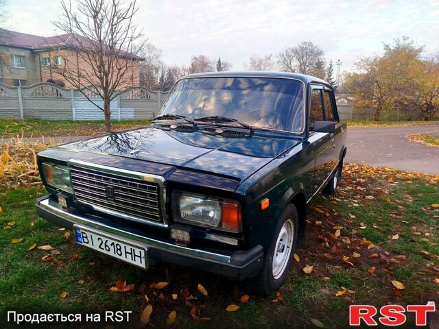 Зеленый ВАЗ 2107, объемом двигателя 1.5 л и пробегом 38 тыс. км за 1500 $, фото 1 на Automoto.ua