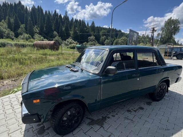 Зеленый ВАЗ 2107, объемом двигателя 1.5 л и пробегом 82 тыс. км за 1250 $, фото 1 на Automoto.ua