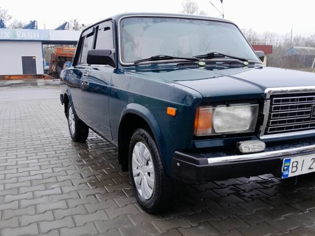 Зеленый ВАЗ 2107, объемом двигателя 1.6 л и пробегом 71 тыс. км за 1550 $, фото 1 на Automoto.ua