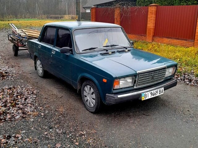 Зелений ВАЗ 2107, об'ємом двигуна 1.5 л та пробігом 103 тис. км за 1500 $, фото 1 на Automoto.ua