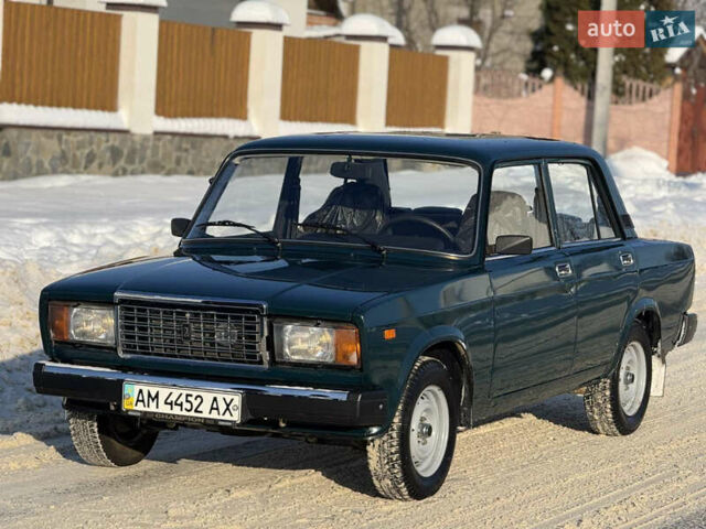 Зеленый ВАЗ 2107, объемом двигателя 1.6 л и пробегом 3 тыс. км за 4250 $, фото 1 на Automoto.ua