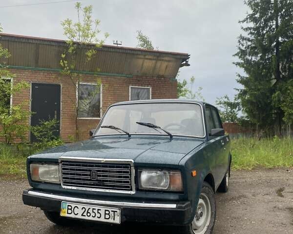 Зеленый ВАЗ 2107, объемом двигателя 1.6 л и пробегом 45 тыс. км за 1500 $, фото 1 на Automoto.ua
