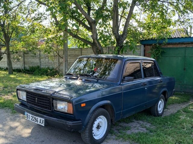 Зелений ВАЗ 2107, об'ємом двигуна 1.5 л та пробігом 199 тис. км за 850 $, фото 1 на Automoto.ua