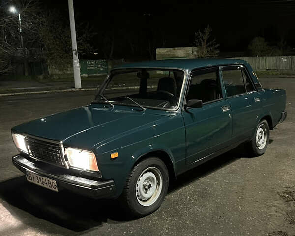 Зеленый ВАЗ 2107, объемом двигателя 1.5 л и пробегом 49 тыс. км за 1999 $, фото 1 на Automoto.ua