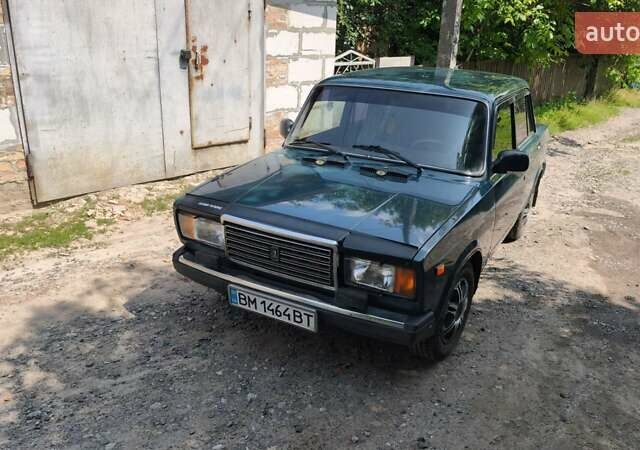 Зеленый ВАЗ 2107, объемом двигателя 1.45 л и пробегом 81 тыс. км за 1800 $, фото 1 на Automoto.ua