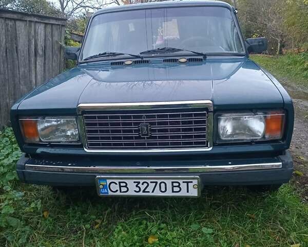 ВАЗ 2107 2009 в Сосницы на Automoto.ua Зеленый ВАЗ 2107, объемом двигателя 1.5 л и пробегом 145 тыс. км за 1800 $, фото 1 на Automoto.ua