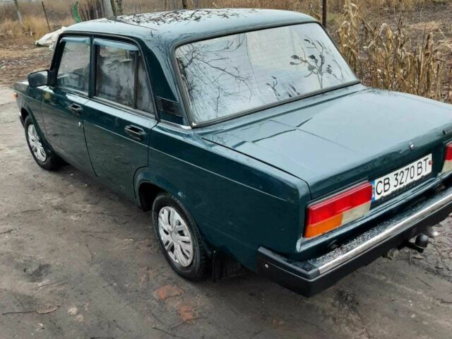 Зеленый ВАЗ 2107, объемом двигателя 1.5 л и пробегом 45 тыс. км за 1645 $, фото 1 на Automoto.ua