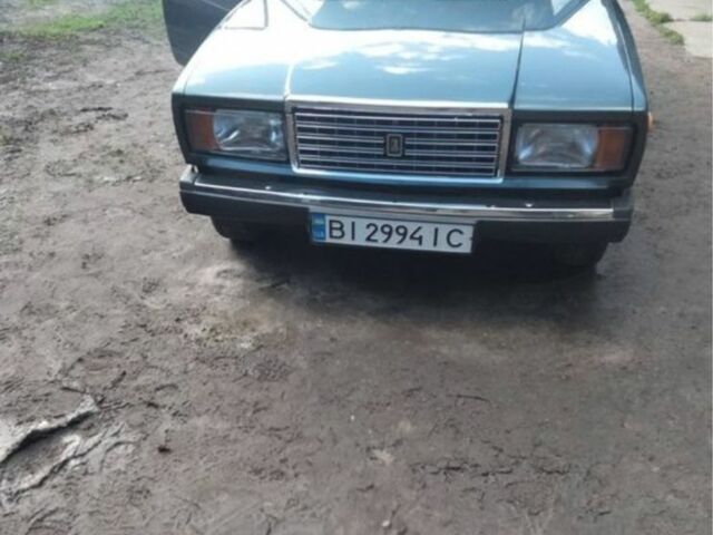 Зеленый ВАЗ 2107, объемом двигателя 1.6 л и пробегом 3 тыс. км за 3000 $, фото 1 на Automoto.ua