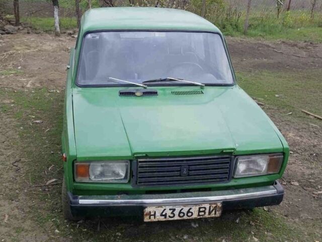 Зеленый ВАЗ 2107, объемом двигателя 0 л и пробегом 100 тыс. км за 480 $, фото 1 на Automoto.ua
