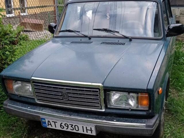 Зелений ВАЗ 2107, об'ємом двигуна 1.5 л та пробігом 11 тис. км за 900 $, фото 1 на Automoto.ua