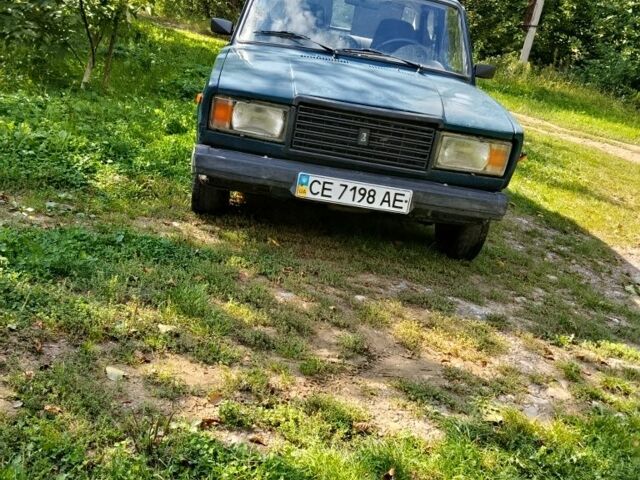 Зеленый ВАЗ 2107, объемом двигателя 1.3 л и пробегом 38 тыс. км за 800 $, фото 1 на Automoto.ua