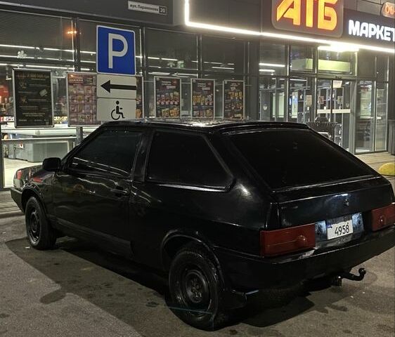 Черный ВАЗ 2108, объемом двигателя 1.3 л и пробегом 176 тыс. км за 509 $, фото 1 на Automoto.ua
