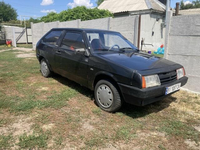 Черный ВАЗ 2108, объемом двигателя 1.3 л и пробегом 222 тыс. км за 550 $, фото 1 на Automoto.ua