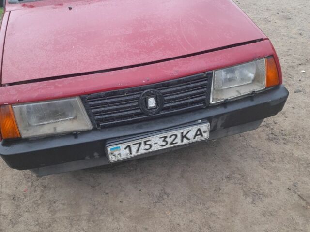Черный ВАЗ 2108, объемом двигателя 5 л и пробегом 22 тыс. км за 600 $, фото 1 на Automoto.ua