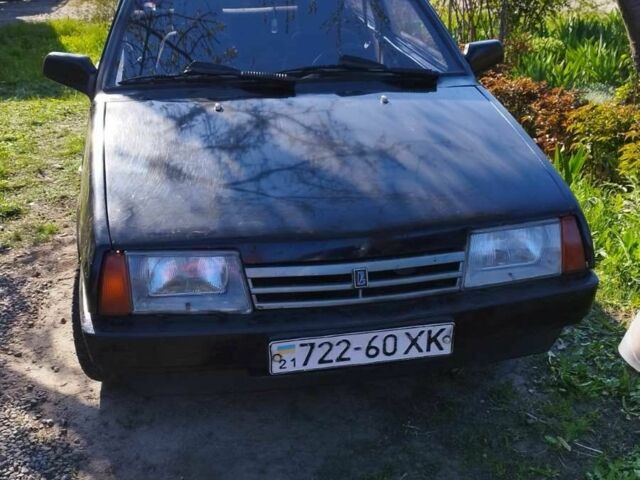 Черный ВАЗ 2108, объемом двигателя 1.5 л и пробегом 260 тыс. км за 1000 $, фото 1 на Automoto.ua
