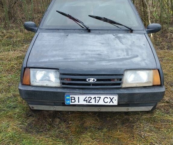 Черный ВАЗ 2108, объемом двигателя 1 л и пробегом 123 тыс. км за 591 $, фото 1 на Automoto.ua