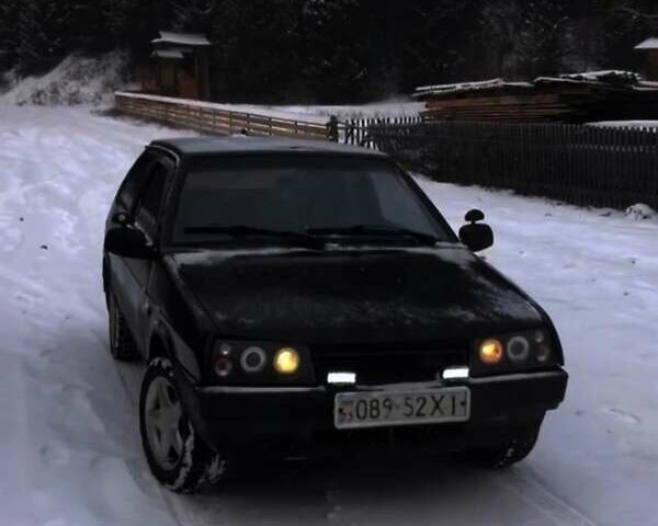 Черный ВАЗ 2108, объемом двигателя 1.3 л и пробегом 389 тыс. км за 803 $, фото 1 на Automoto.ua