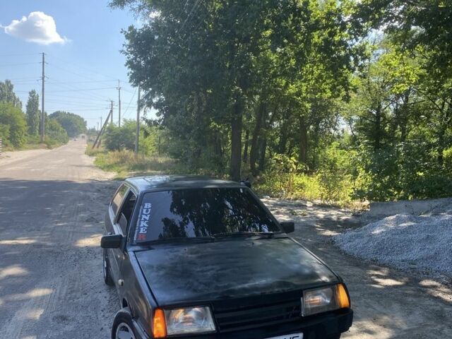 Черный ВАЗ 2108, объемом двигателя 1.6 л и пробегом 80 тыс. км за 750 $, фото 1 на Automoto.ua