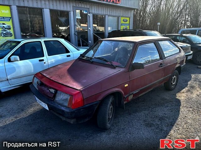 Красный ВАЗ 2108, объемом двигателя 1.3 л и пробегом 222 тыс. км за 750 $, фото 1 на Automoto.ua