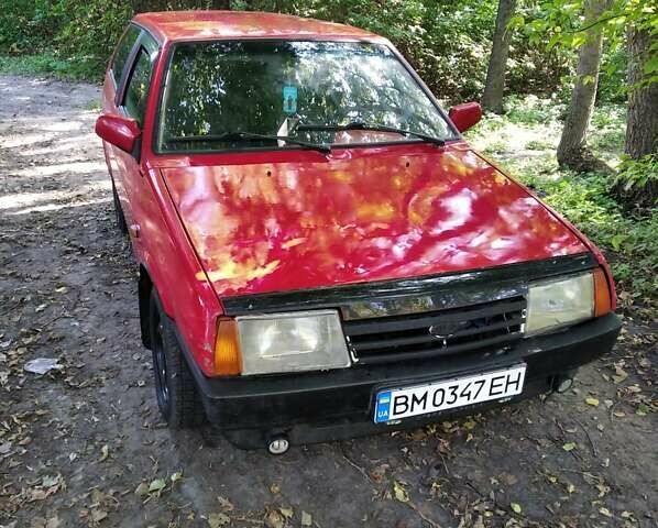 Червоний ВАЗ 2108, об'ємом двигуна 1.3 л та пробігом 37 тис. км за 1100 $, фото 1 на Automoto.ua