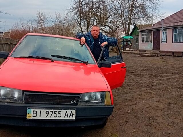 Червоний ВАЗ 2108, об'ємом двигуна 1.3 л та пробігом 130 тис. км за 1100 $, фото 1 на Automoto.ua